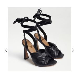 Sam Edelman black strappy heels